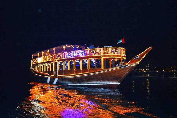 Dubai Dhow Dinner Cruise Creek With Private Transfer From Dubai