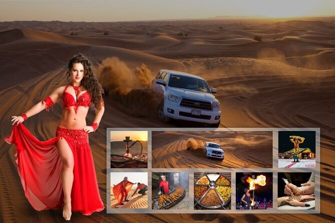 Dubai Evening Desert Safari -With Dune Bashing Live Shows And Buffet