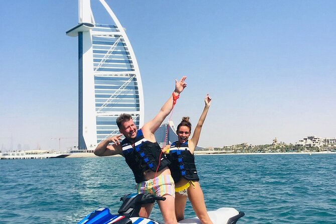 1 dubai jet ski ride burj al arab marina beach or mamzar Dubai: Jet Ski Ride Burj Al Arab, Marina Beach or Mamzar