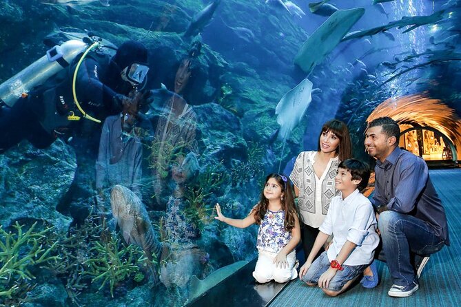 1 dubai mall aquarium underwater zoo ticket with private transfer Dubai Mall Aquarium & Underwater Zoo Ticket With Private Transfer