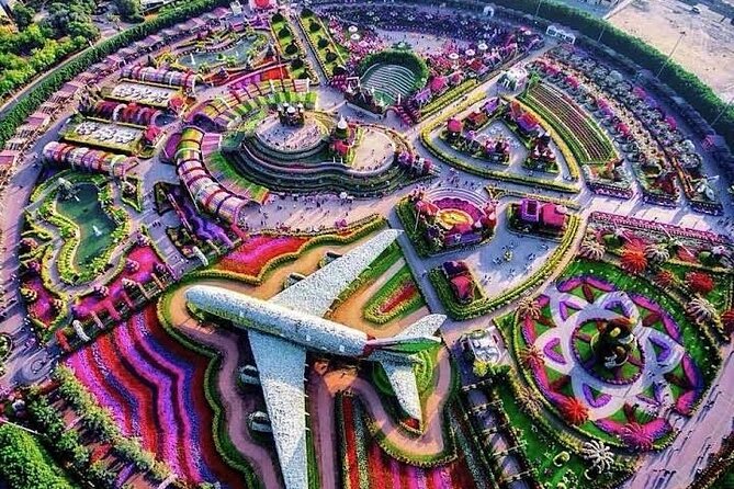 Dubai Miracle Garden and Half Day Private City Tour