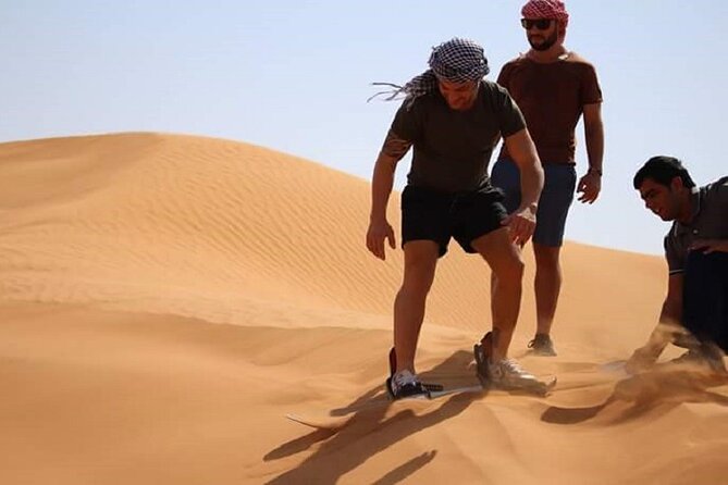 Dubai Morning Desert Safari: Red Dunes, Sandboarding, Camel Ride at Bedouin