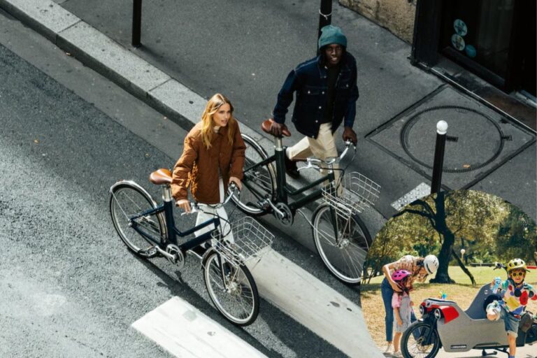 Electric and Family Cargo Bike Rental in Paris