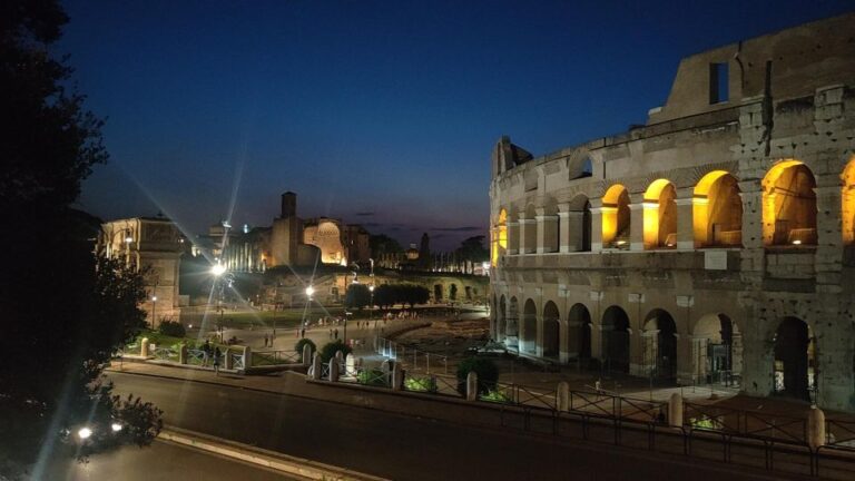 Elegant Rome by Night Tour and Dinner in a Local Restaurant