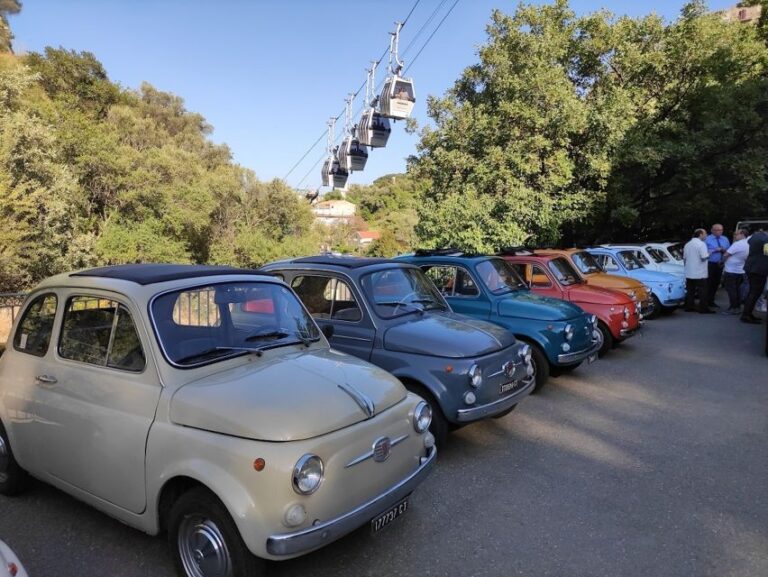 Etna: Tour in a Vintage Car With Cooking Class and Pickup