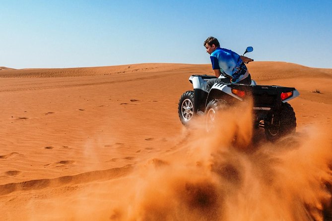 Exciting Quad Bike Experience With Dune Bashing, Sand Boarding and Refreshments