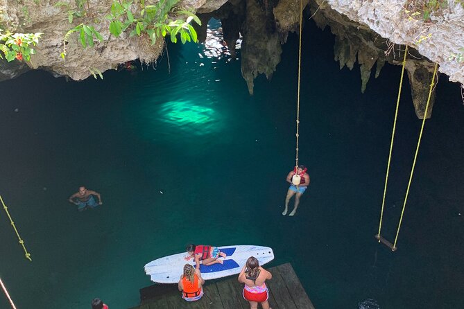 Family ATV Cenote Five Zip Lines Photos Taco Lunch Tequila Taste