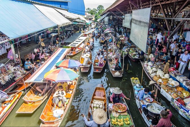 Famous Floating Market Damnoen Saduak Day Tour With Private Guide From Hua Hin