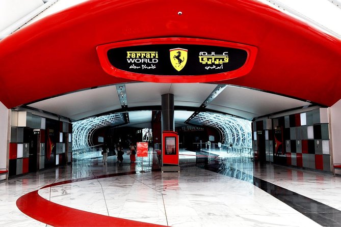 Ferrari World Tour With Transfers From Dubai to Abu Dhabi