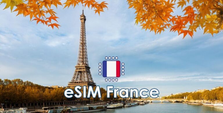 France: Esim Mobile Data Plan – 3GB