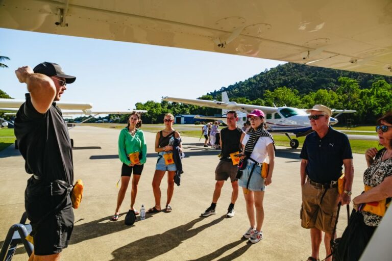 From Airlie Beach: Whitsundays Scenic Flight With Pickup