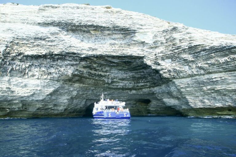 From Ajaccio or Porticcio: Day Trip to Bonifacio by Boat