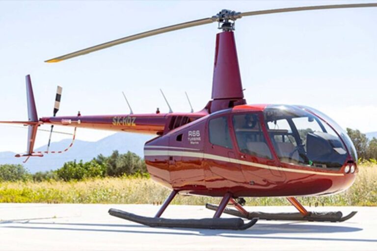 From Antiparo: Private Helicopter Transfer to Greek Islands