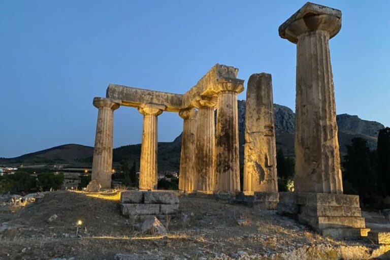 From Athens: Half-Day Ancient Corinth Evening Private Tour
