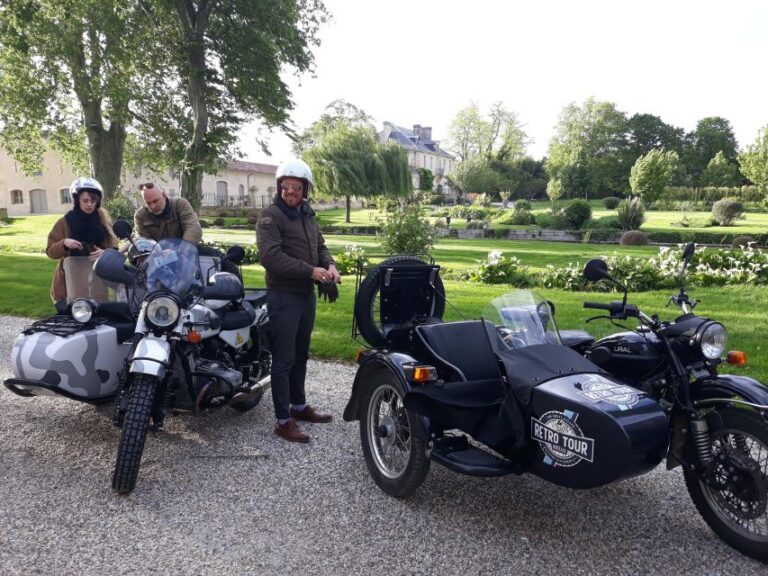 From Bordeaux: Médoc Vineyard and Chateau Tour by Sidecar