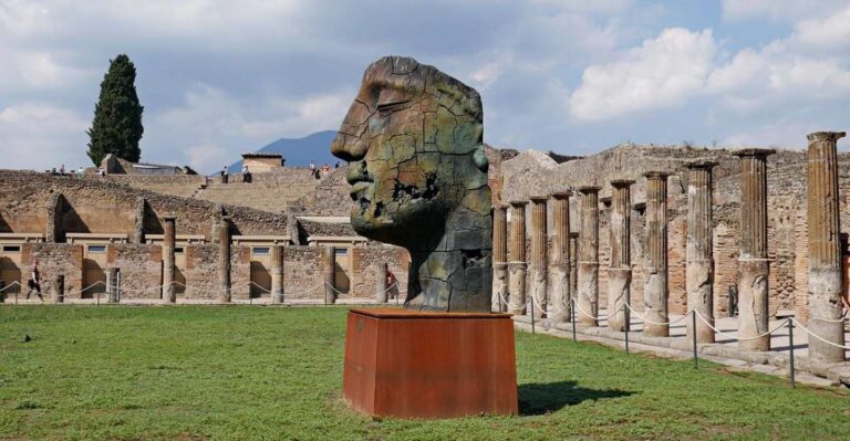 From Castellabate: Pompeii Ruins, Wine Tasting Lunch Tour