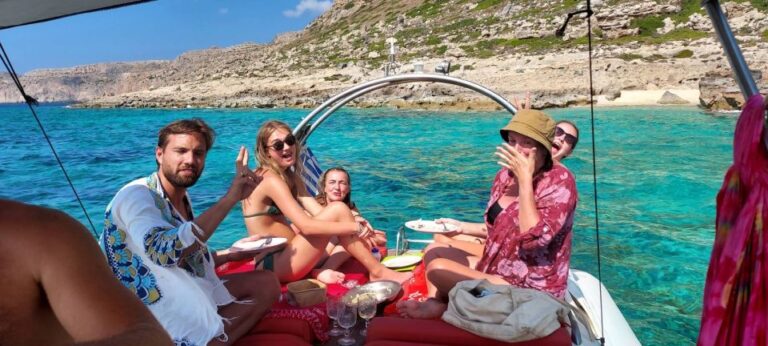 From Chania: Private Balos Bay & Gramvousa Island Boat Trip