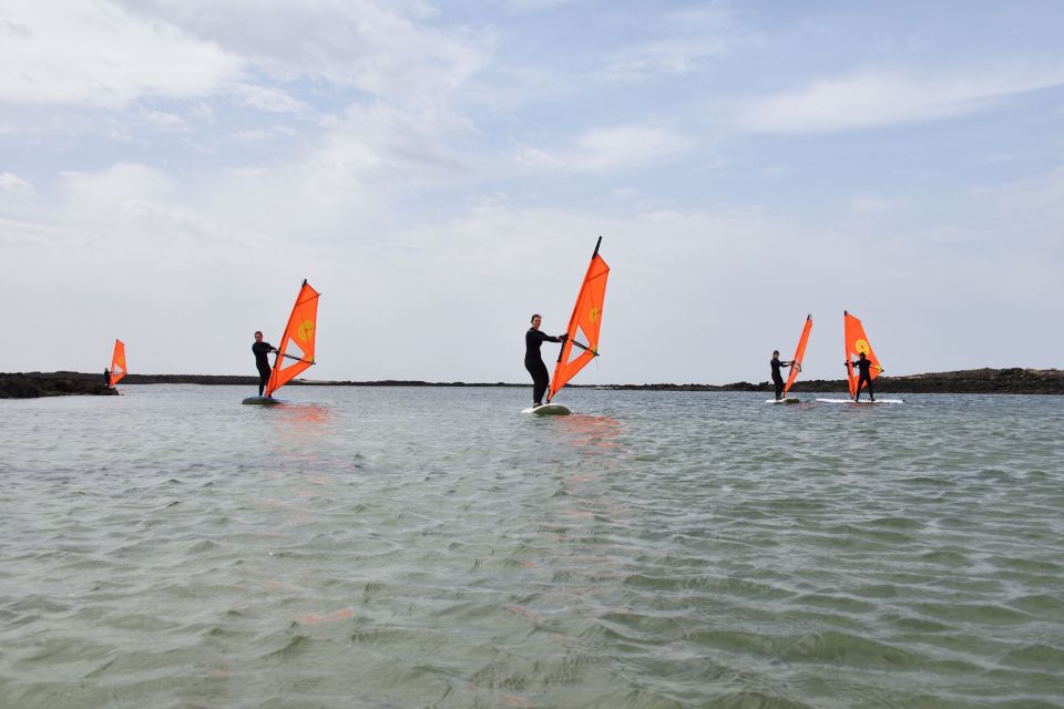 1 from corralejo small group windsurfing class in el cotillo From Corralejo: Small Group Windsurfing Class in El Cotillo