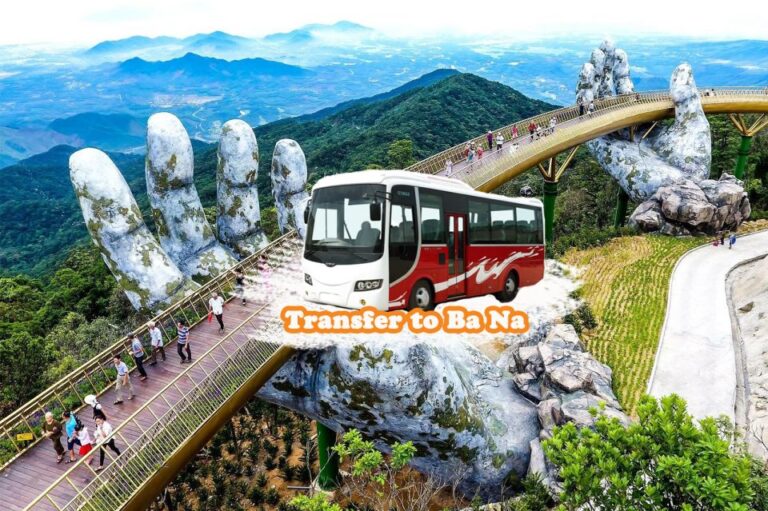 From Da Nang: Shuttle Bus to Ba Na Hills Golden Bridge