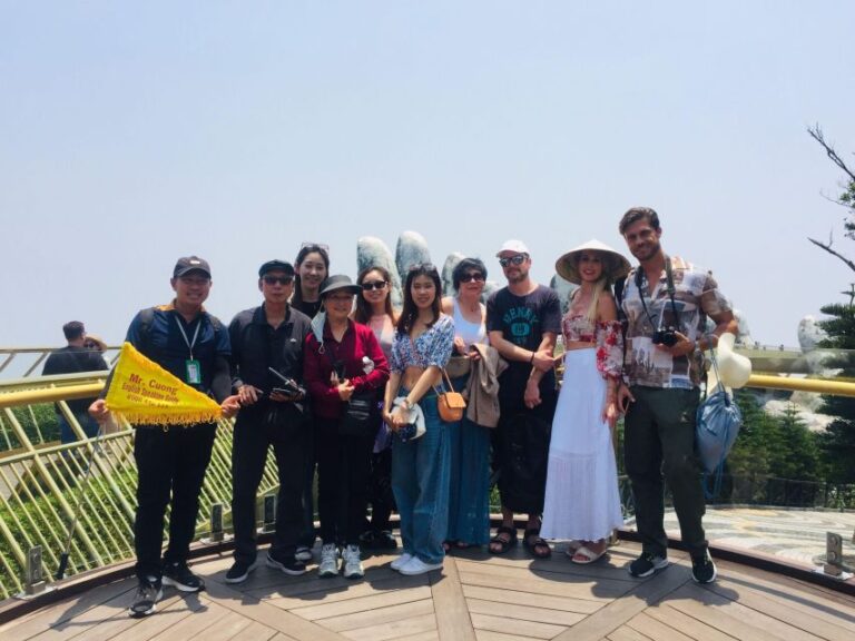 From Danang: Bana Hills and Golden Bridge Small Group Tour