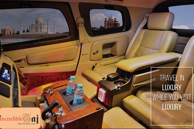 From Delhi: Luxury Taj Mahal Day Tour By Audi / BMW/ Mercedes