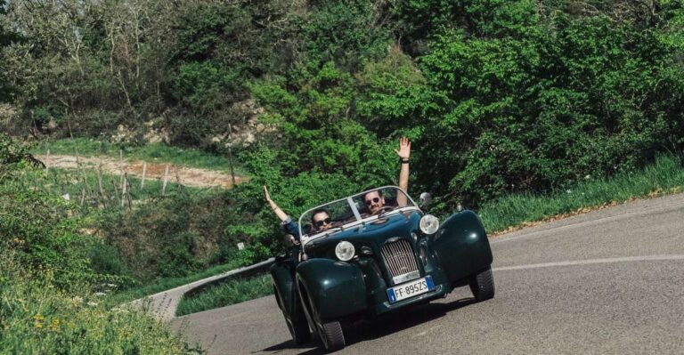 From Firenze | Private Chianti Tour Driving a Classic Car