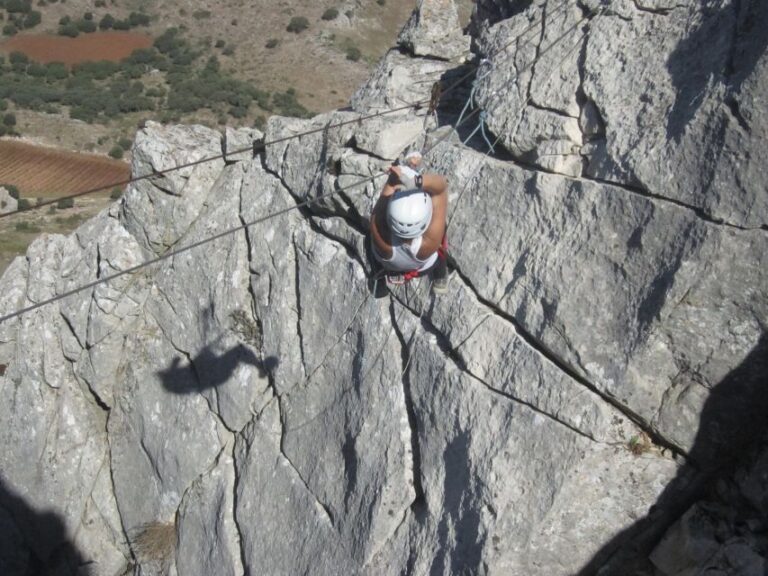 From Granada: 3-Hour Vía Ferrata in Moclín