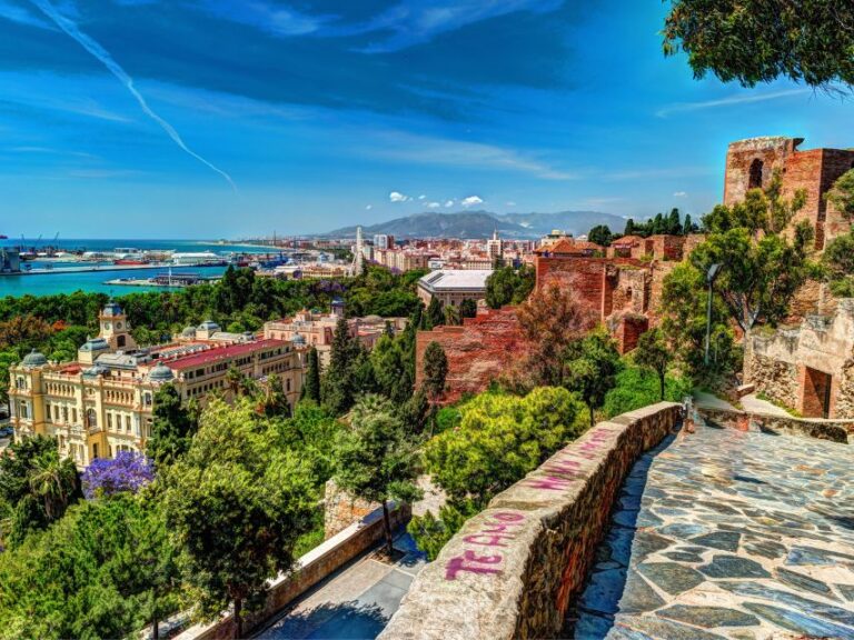 From Granada: Malaga Private Tour With Alcazaba Entry Ticket