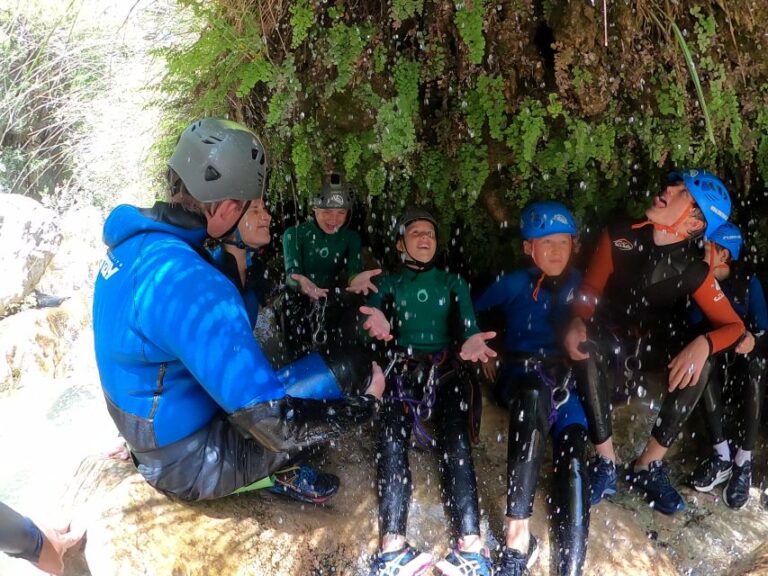 From Granada: Rio Verde Canyoning Tour With Lunch