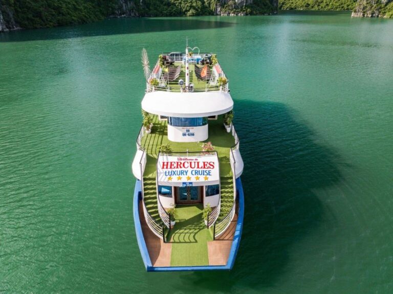 From Hanoi: 1 Day Halong Bay Cruise Tour With Limousine Bus