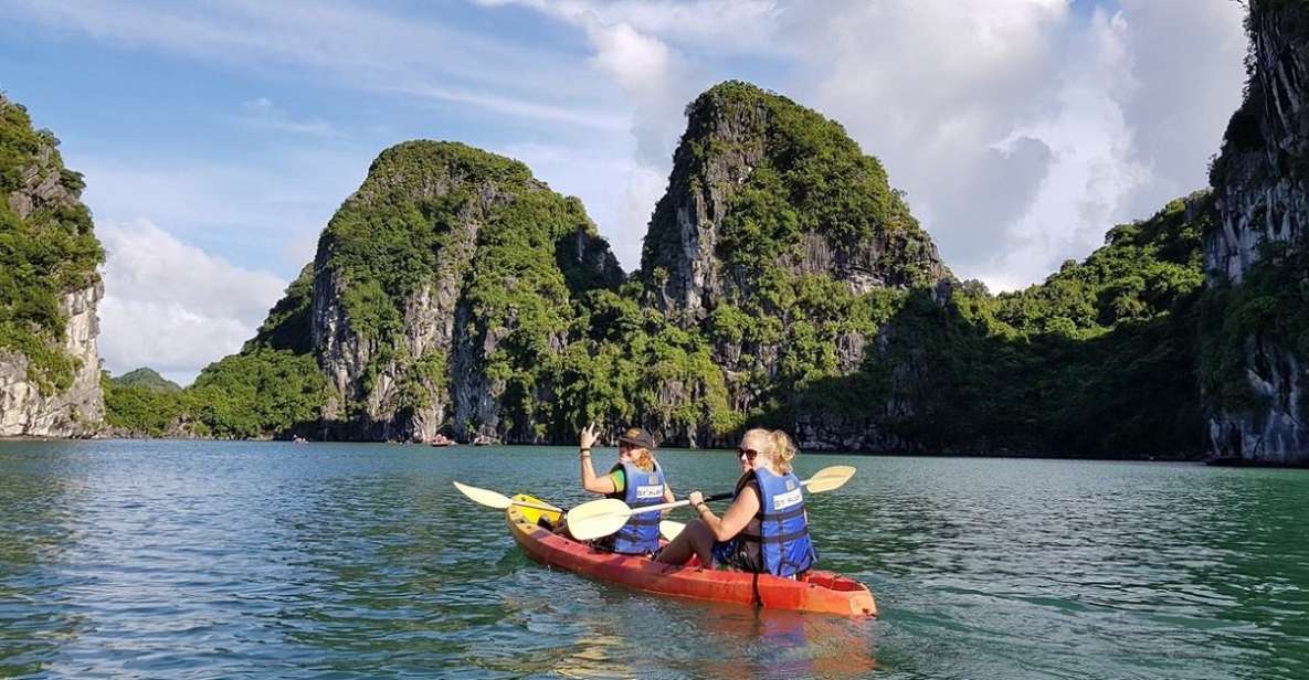 From Hanoi: Ha Long Bay Boat, Swimming & Kayak Tour