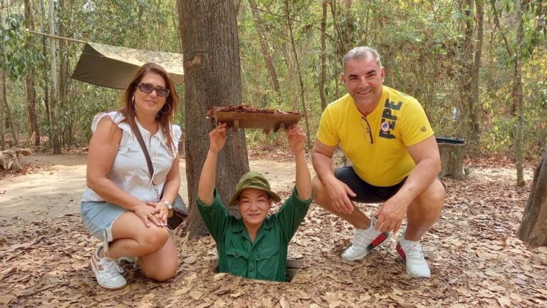 From Ho Chi Minh City: Cu Chi Tunnels Morning or Afternoon