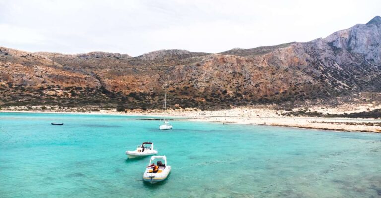 From Kissamos: Balos Lagoon and Gramvousa Private Cruise