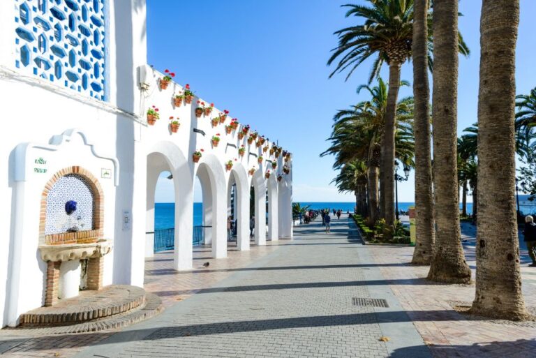 From Málaga: Caves of Nerja, Nerja and Frigiliana Day Tour