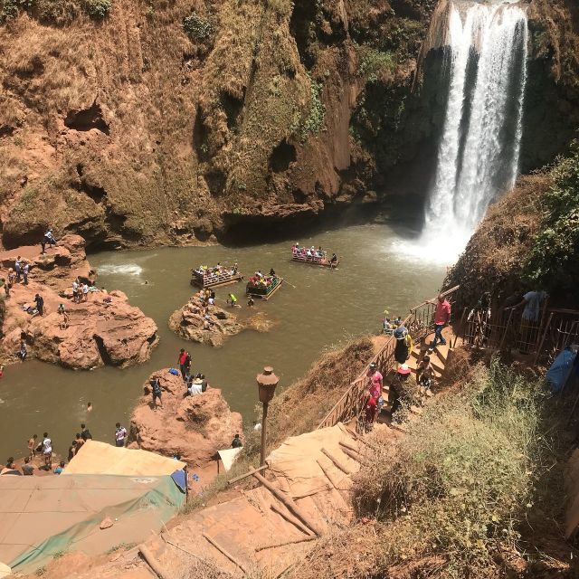From Marrakech: Ouzoud Waterfalls Guided Hike and Boat Tour