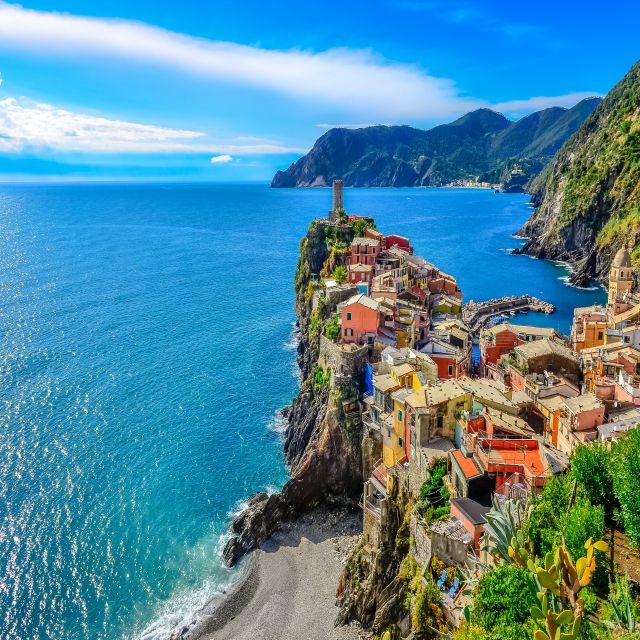 From Milan: Cinque Terre Private Tour by Car, Ferry or Train