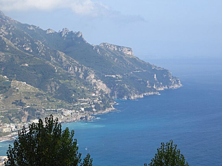 From Naples: Amalfi Coast Highlights Tour by Car and Boat