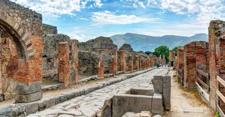 From Naples: Private Herculaneum and Pompeii Return Transfer