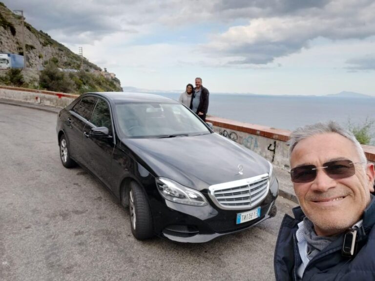 From Naples/Salerno : Positano , Pompeii & Sorrento Day Tour