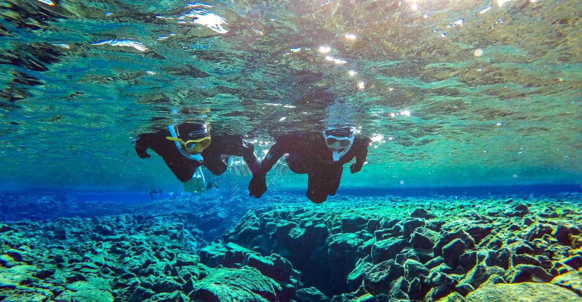 1 from reykjavik golden circle with snorkel in silfra From Reykjavík: Golden Circle With Snorkel in Silfra