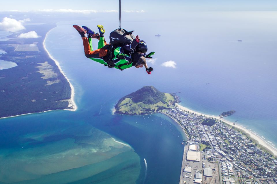 1 from tauranga skydive over mount maunganui From Tauranga: Skydive Over Mount Maunganui