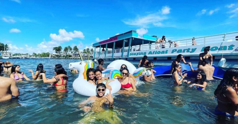 Ft. Lauderdale: Party Boat Tour to the Sandbar With Tunes