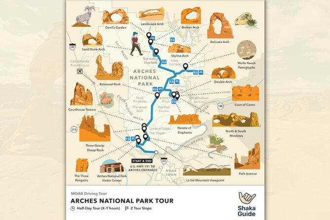 Full-Day Audio Driving Tour of Arches National Park