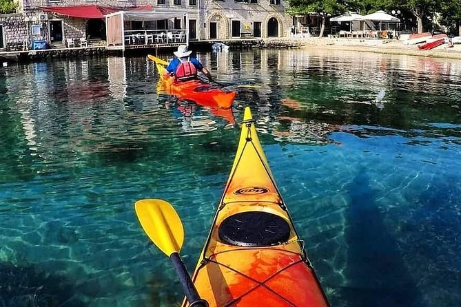 1 full day guided sea kayaking and snorkeling to green cave from lopud island Full Day Guided Sea Kayaking and Snorkeling to Green Cave From Lopud Island