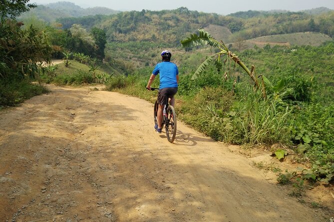 Full Day Mountain Biking to Waterfall and Hot Spring