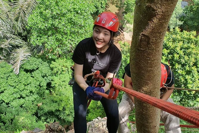 Full Day Zipline, Abseiling, Top Rope Climbing in Krabi