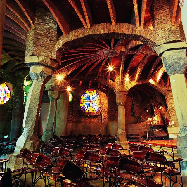 1 gaudi crypt in colonia guell with audioguide Gaudí Crypt in Colònia Güell With Audioguide