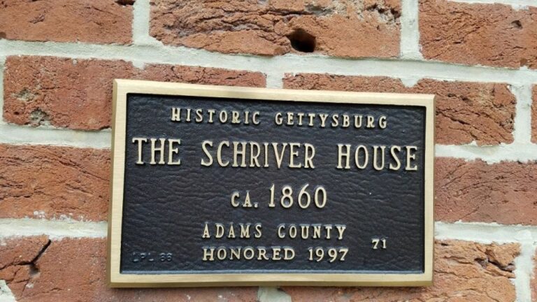 Gettysburg: Shriver House Museum Guided Tour