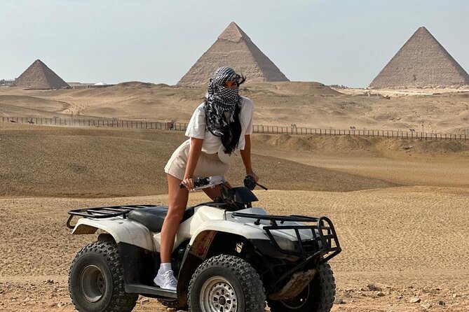 Giza Pyramids, Camel Ride, Quad Bike, Night and Dinner Cruise on Nile