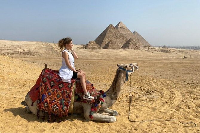 Giza Pyramids, Sphinx and Camel Ridding